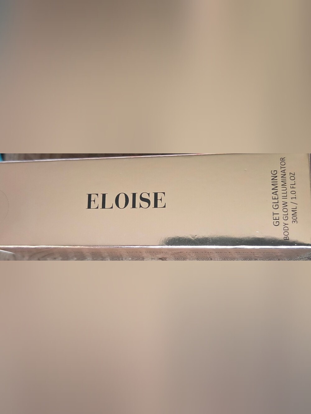 Eloise Beauty Get Gleaming Body Glow Champagne Rich Full Size 30ml/1.0 Floz NIB